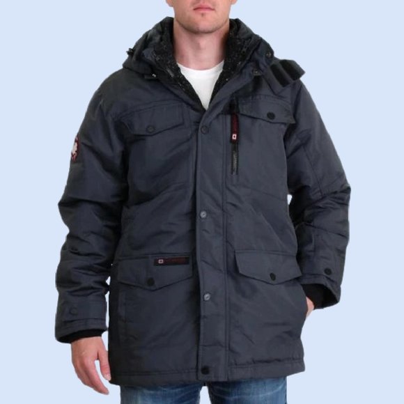 HOLD ***CANADA GEAR EXTREME WEATHER COAT and VEST L DARK CHARCOAL GRAY - Picture 3 of 7